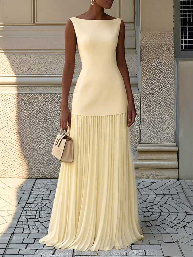 Leonie - Maxikleid mit Falten