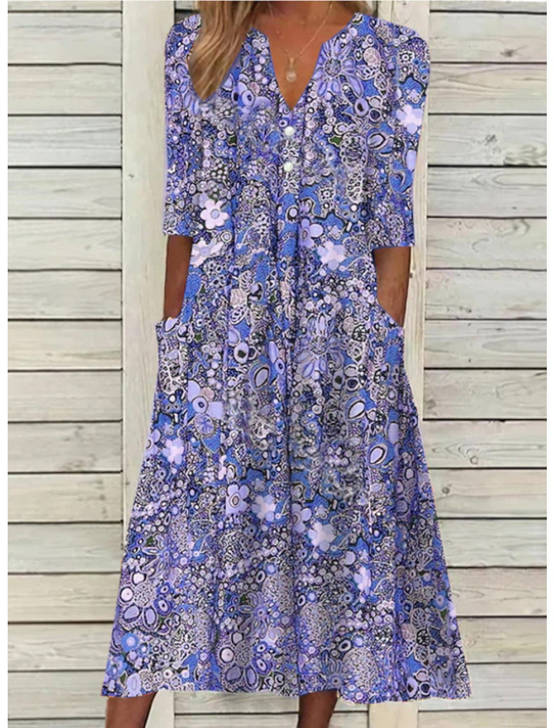 MELINA -  Elegantes Sommerkleid