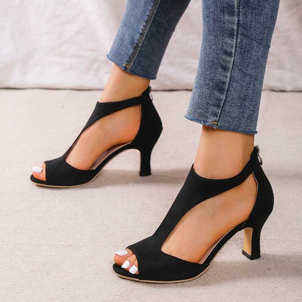 Zoe - Orthopädische Sandalen mit Absatz