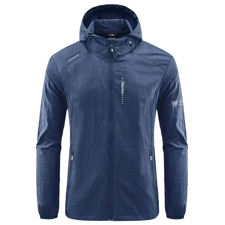 Wasserdichte Outdoor-Jacke mit Tasche und Reissverschluss