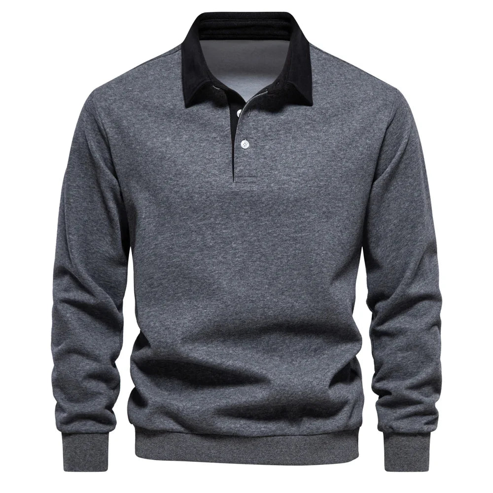 Weston - Luxuriöses Langarm-Polo