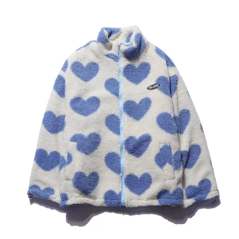 Daria - Wendbare Jacke mit Herzchen