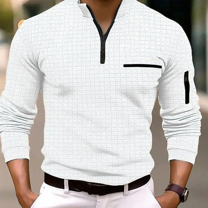 ANTON - Polo mit Streifen