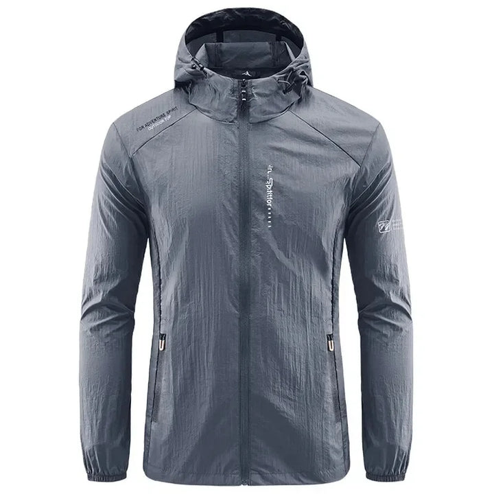 Wasserdichte Outdoor-Jacke mit Tasche und Reissverschluss