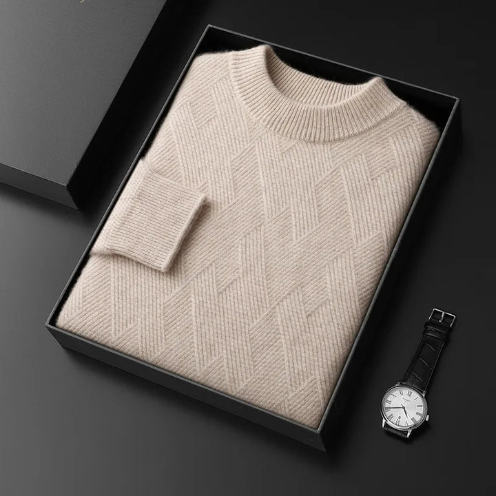 Herren Kaschmir-Mix Pullover warm und modern