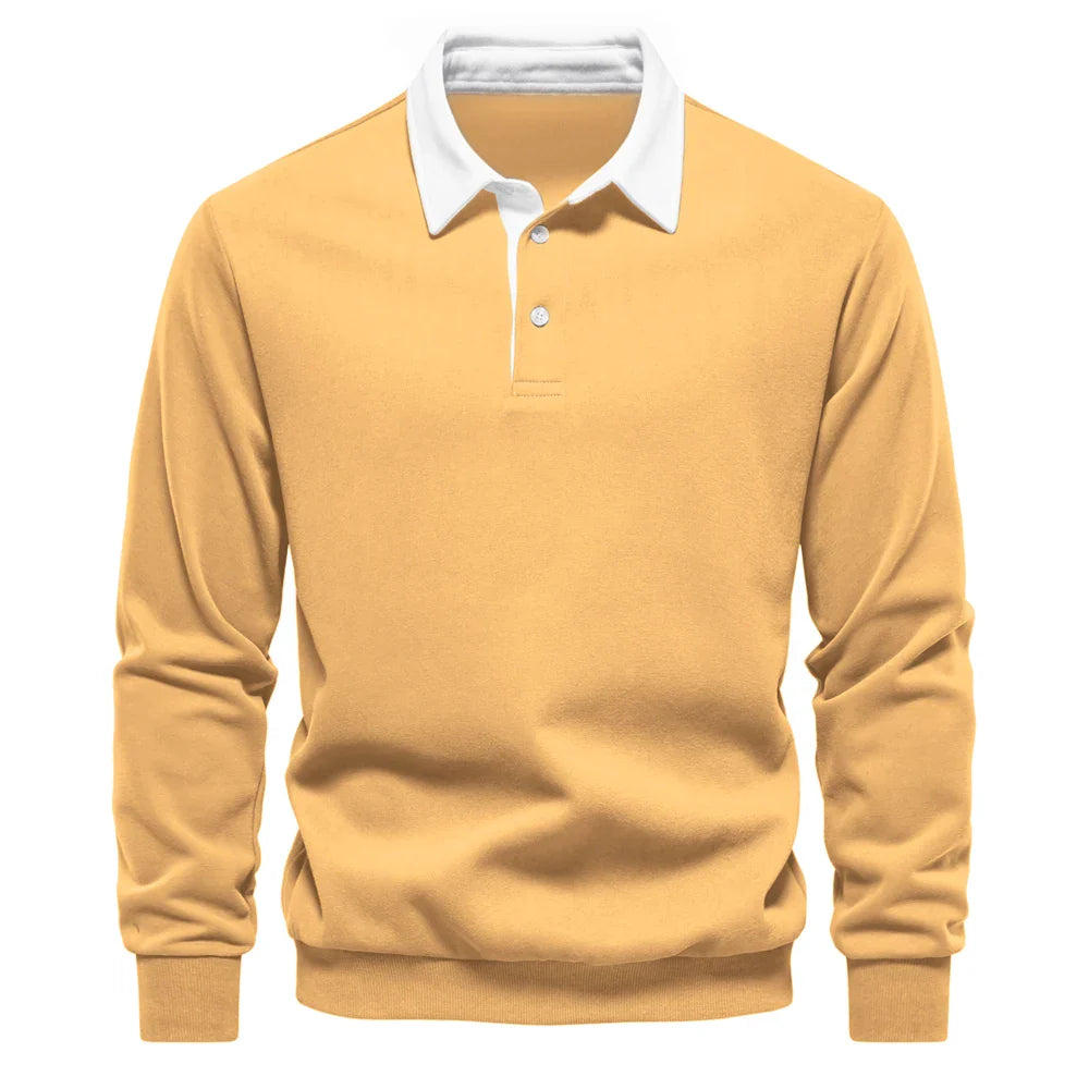 Weston - Luxuriöses Langarm-Polo