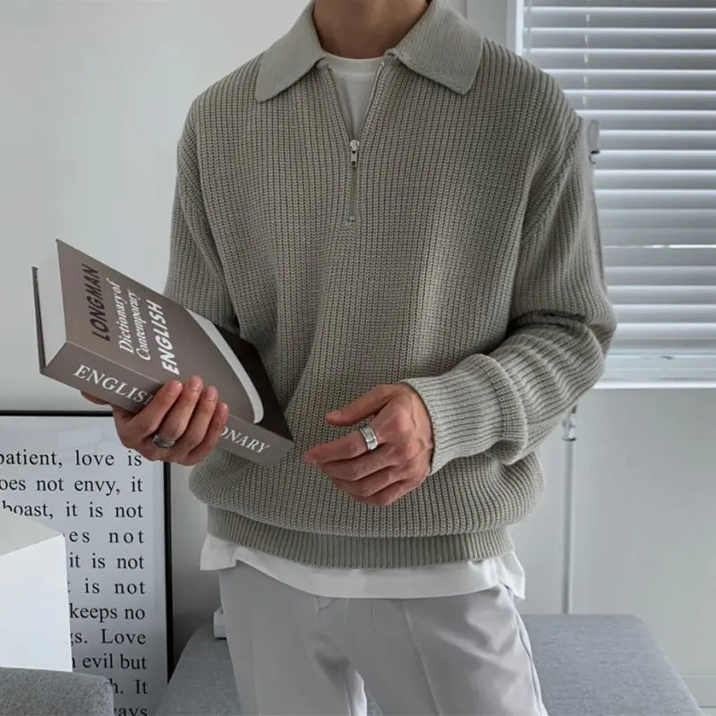 Casual Polo Pullover