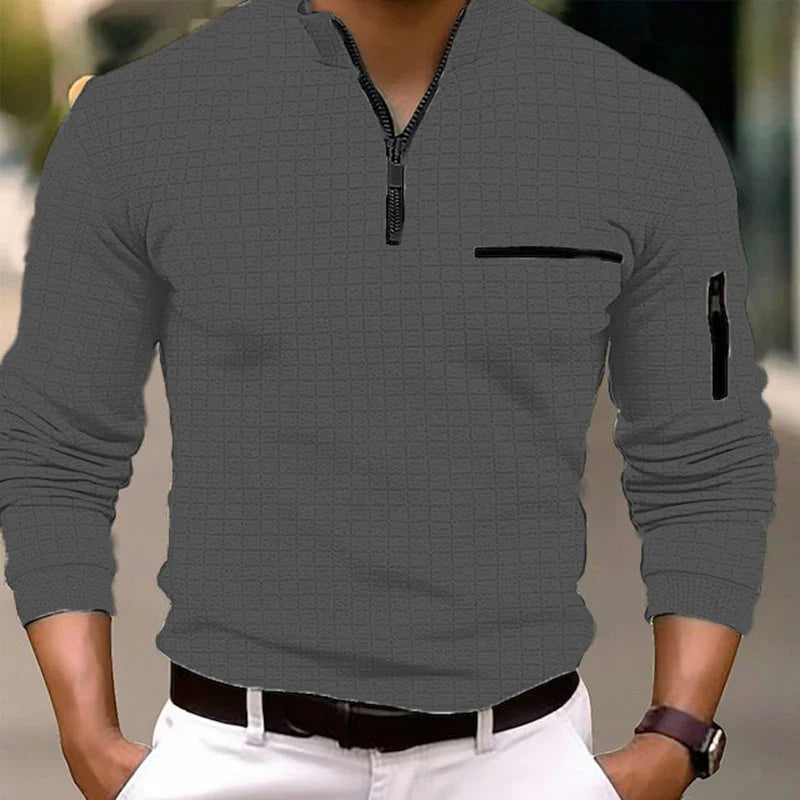 ANTON - Polo mit Streifen