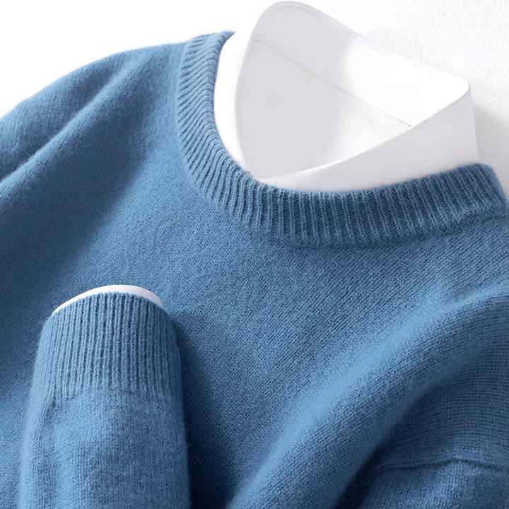 Herren Wollpullover weich und flauschig