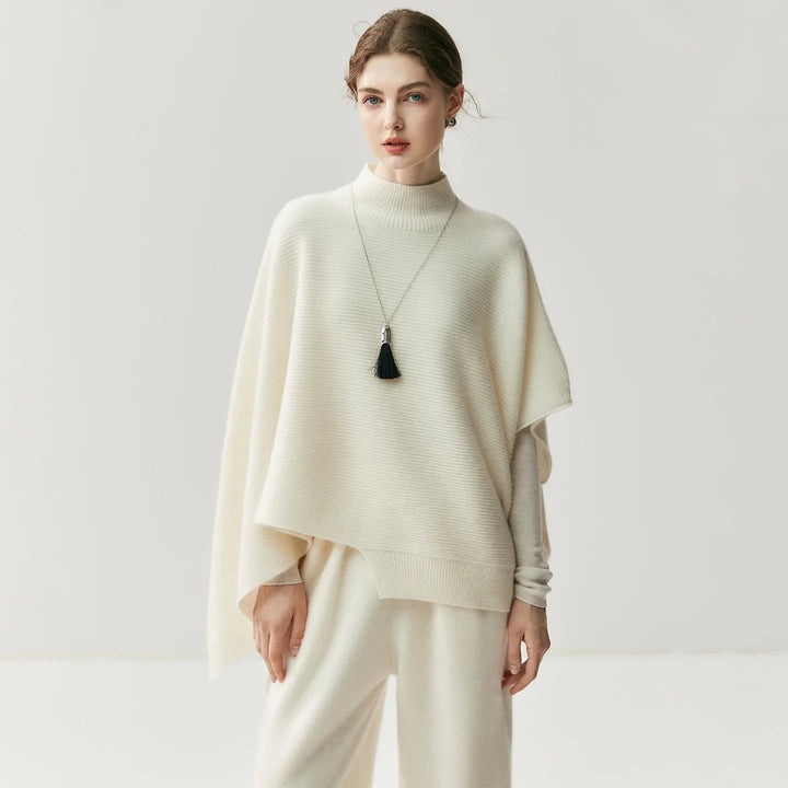Stadtlinie Damen Kaschmir-Mix Poncho