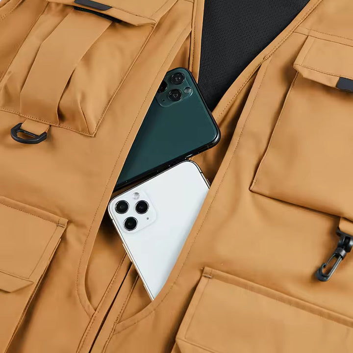 Mose - Atmungsaktive Fracht-Weste Mit Mehreren Taschen