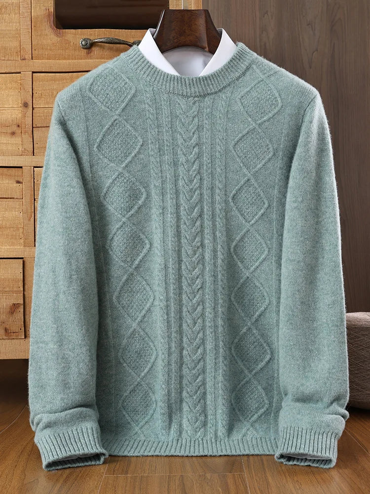 Herren Wollpullover warm und elegant