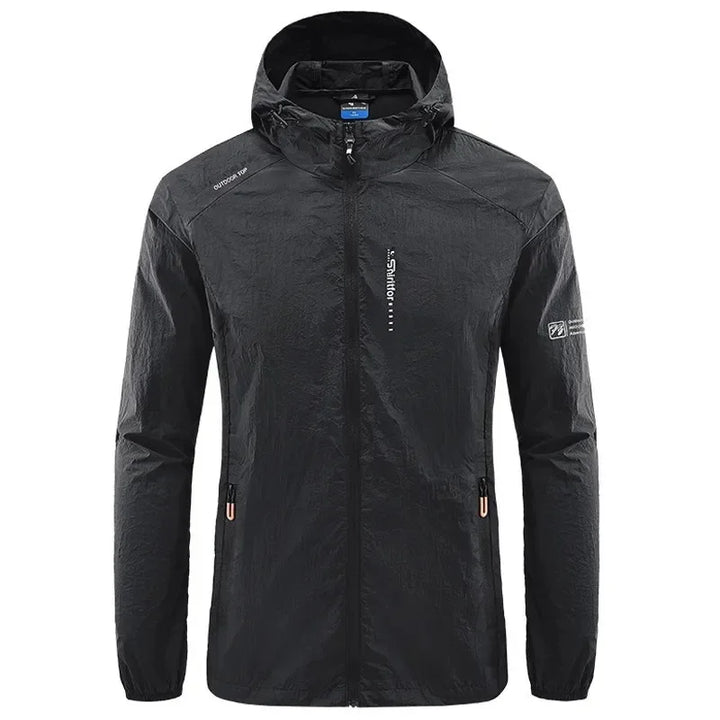 Wasserdichte Outdoor-Jacke mit Tasche und Reissverschluss