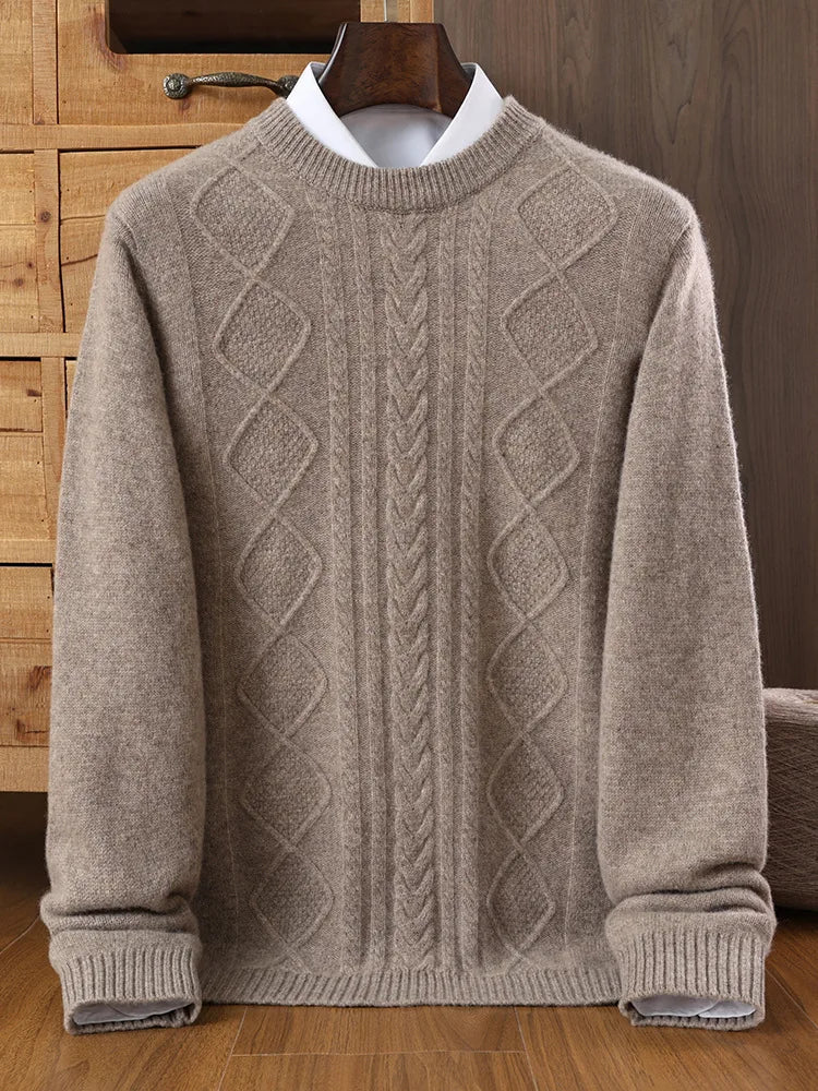Herren Wollpullover warm und elegant