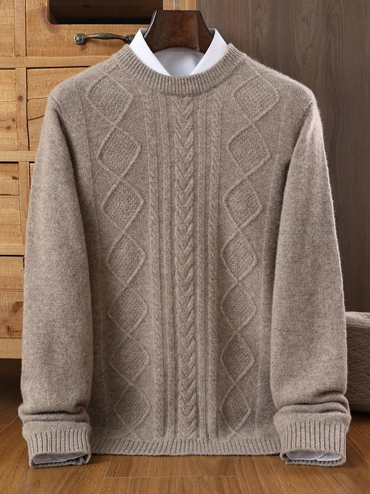 Herren Wollpullover warm und elegant