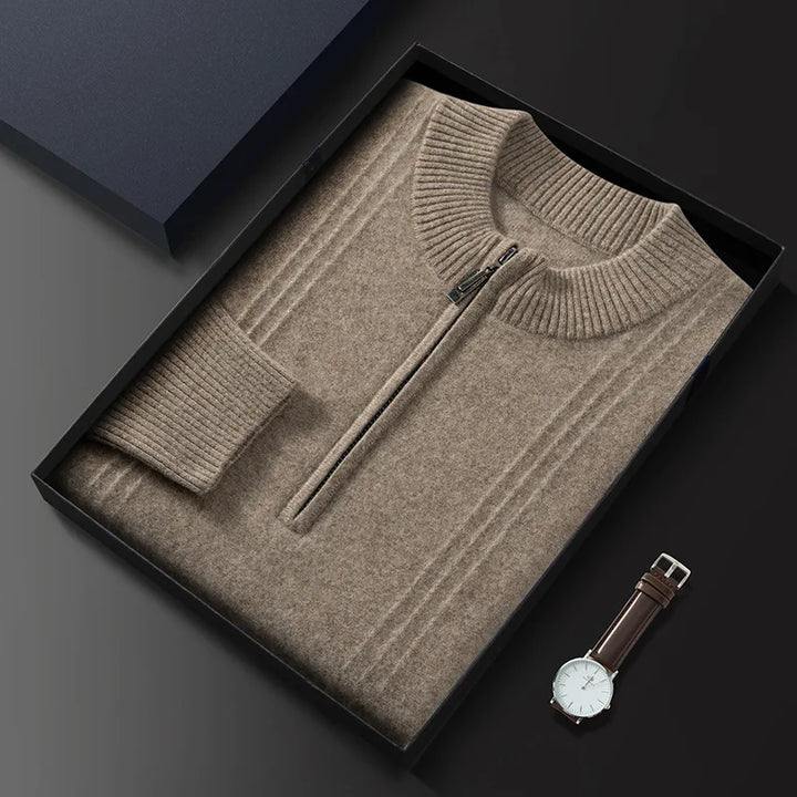 Herren Pullover aus 95% Kaschmir, warm und weich