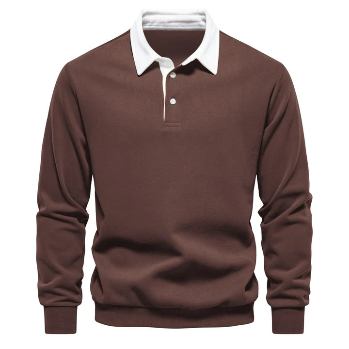 Weston - Luxuriöses Langarm-Polo