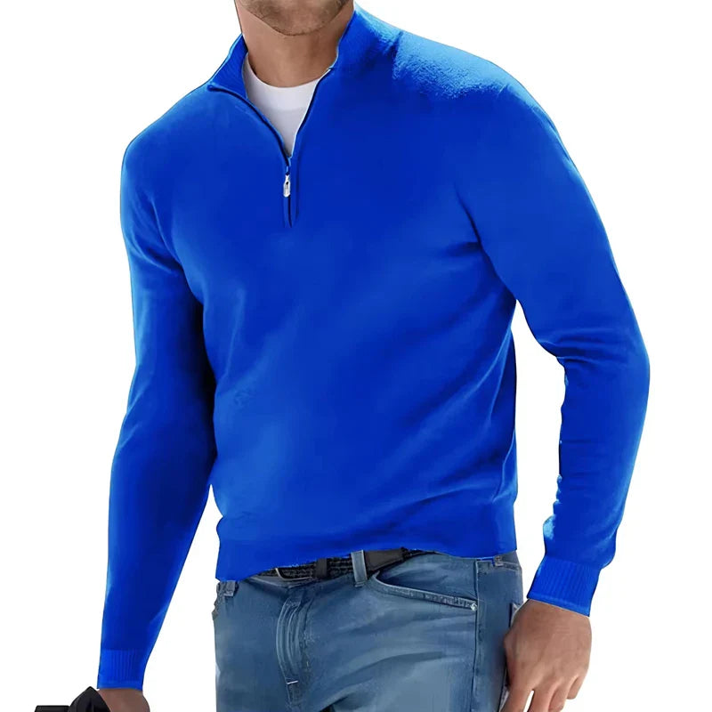 Steven - Luxuriöses Langarm-Polo