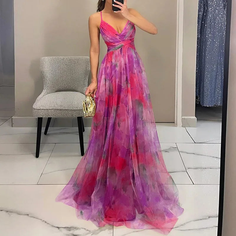 Giselle - Zauberhaftes Maxikleid mit Floralprint