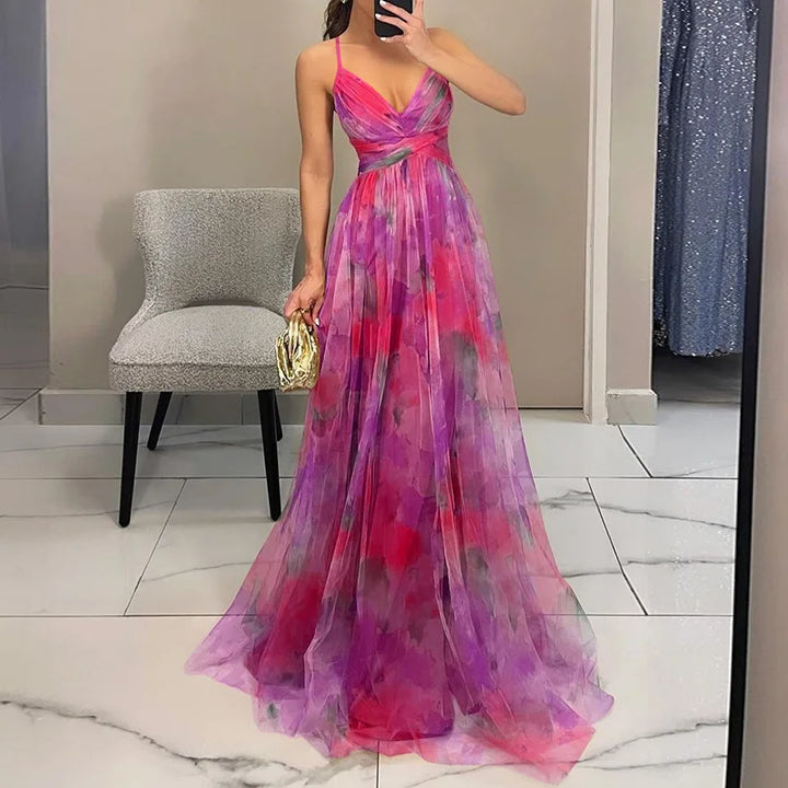 Giselle - Zauberhaftes Maxikleid mit Floralprint
