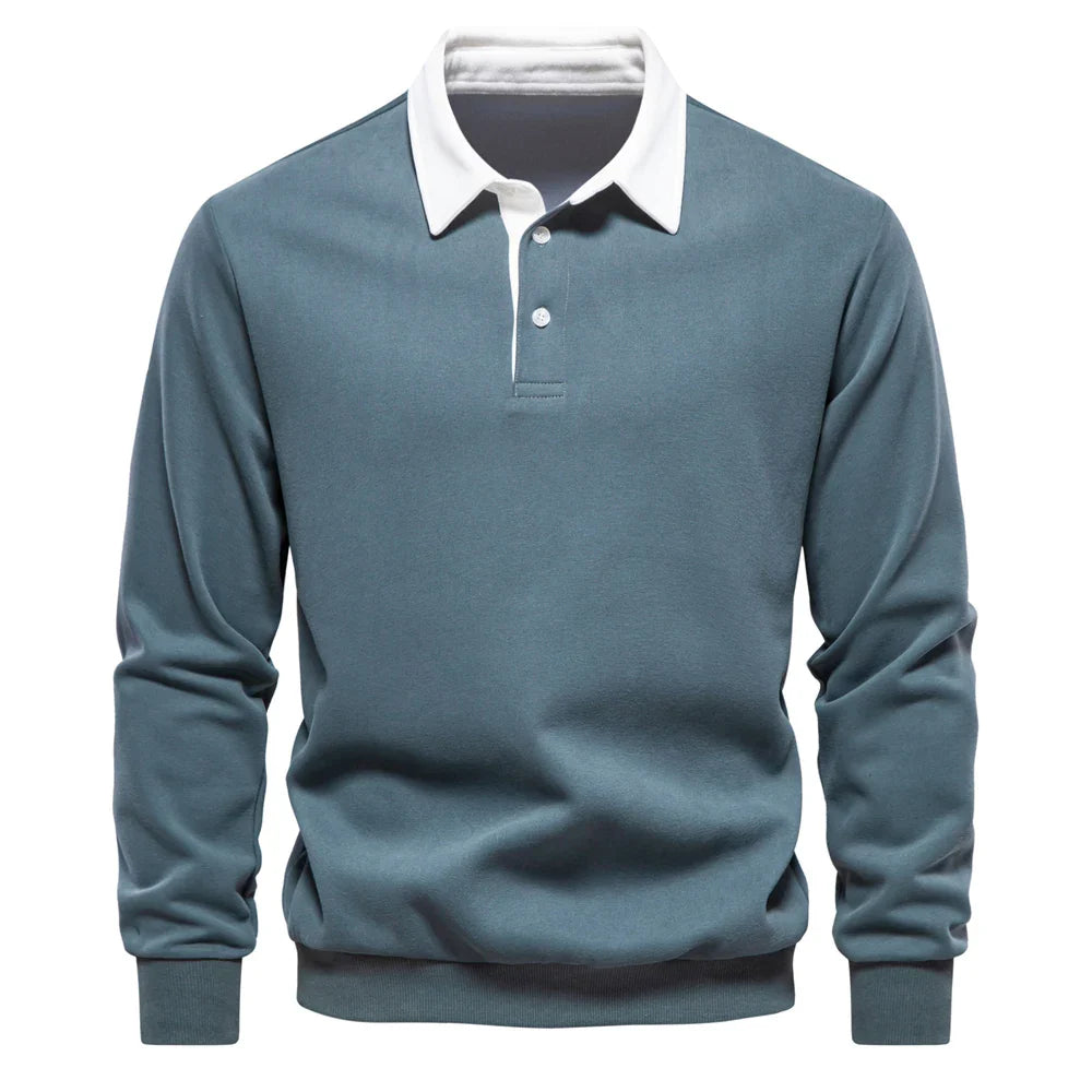 Weston - Luxuriöses Langarm-Polo