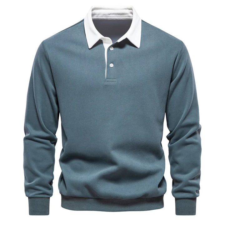 Weston - Luxuriöses Langarm-Polo