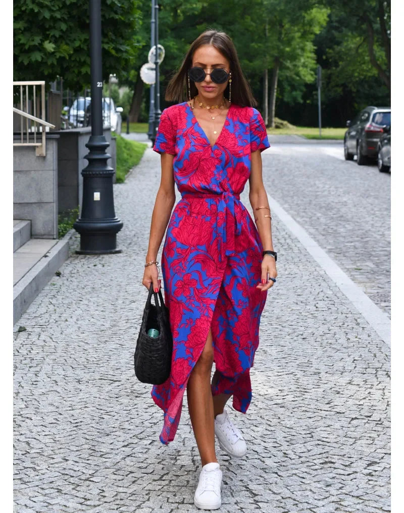 NADINE - Elegantes Blumenkleid