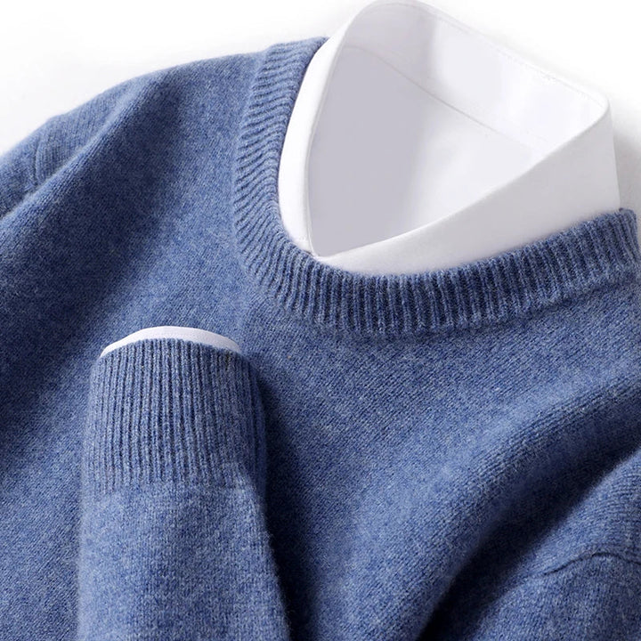 Herren Wollpullover weich und flauschig