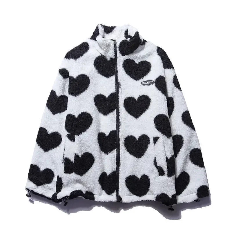 Daria - Wendbare Jacke mit Herzchen