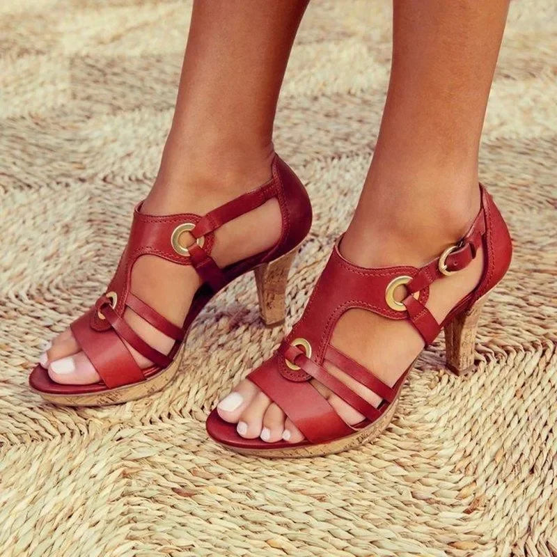 Linda - Orthopädische Leder-Sandalen aus hochwertigem Material