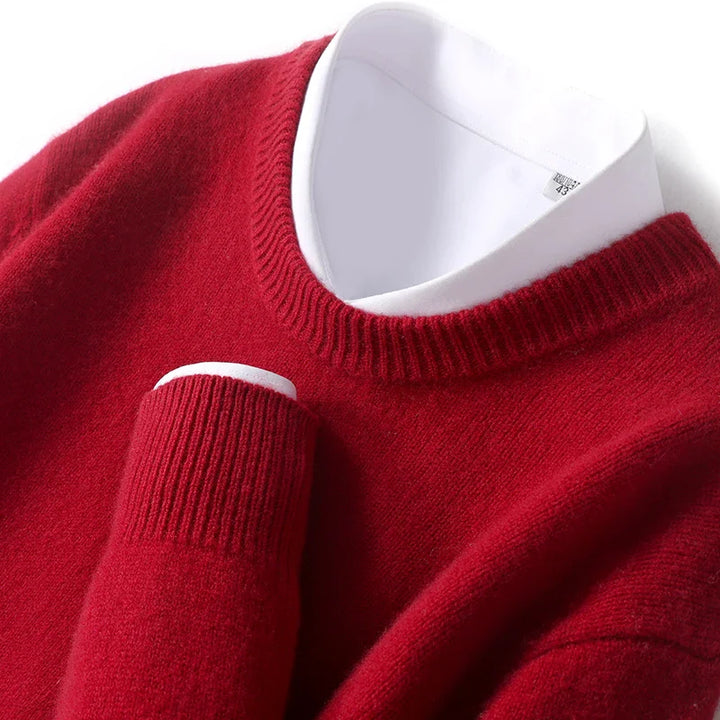 Herren Wollpullover weich und flauschig
