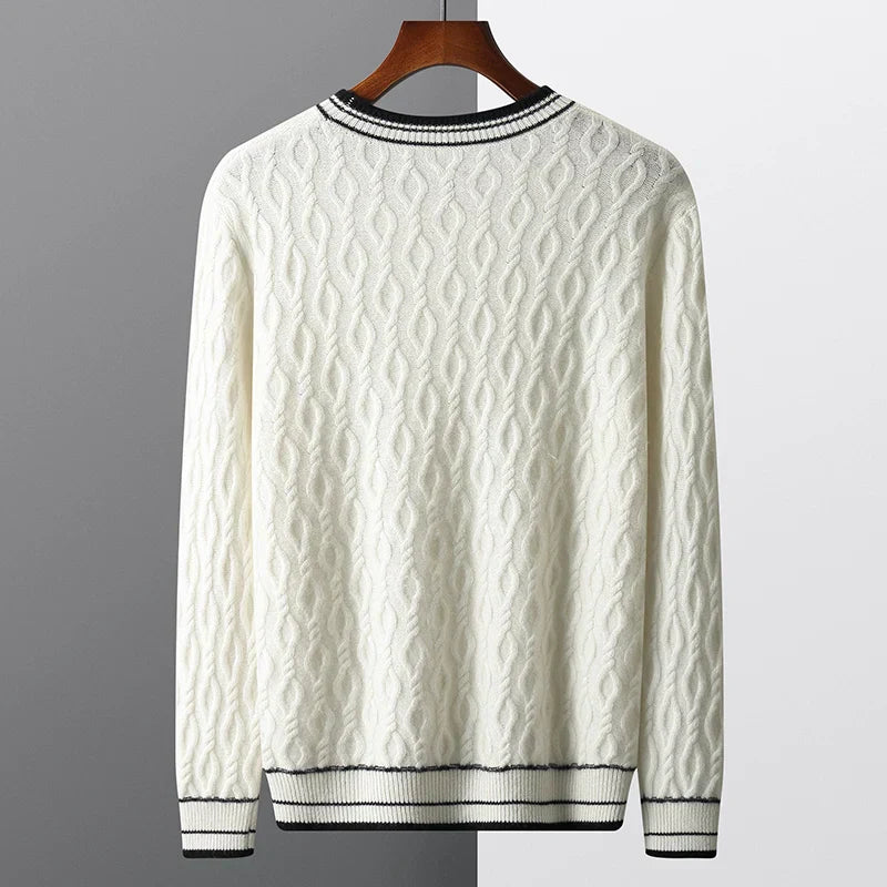 Herren Pullover aus reiner Wolle