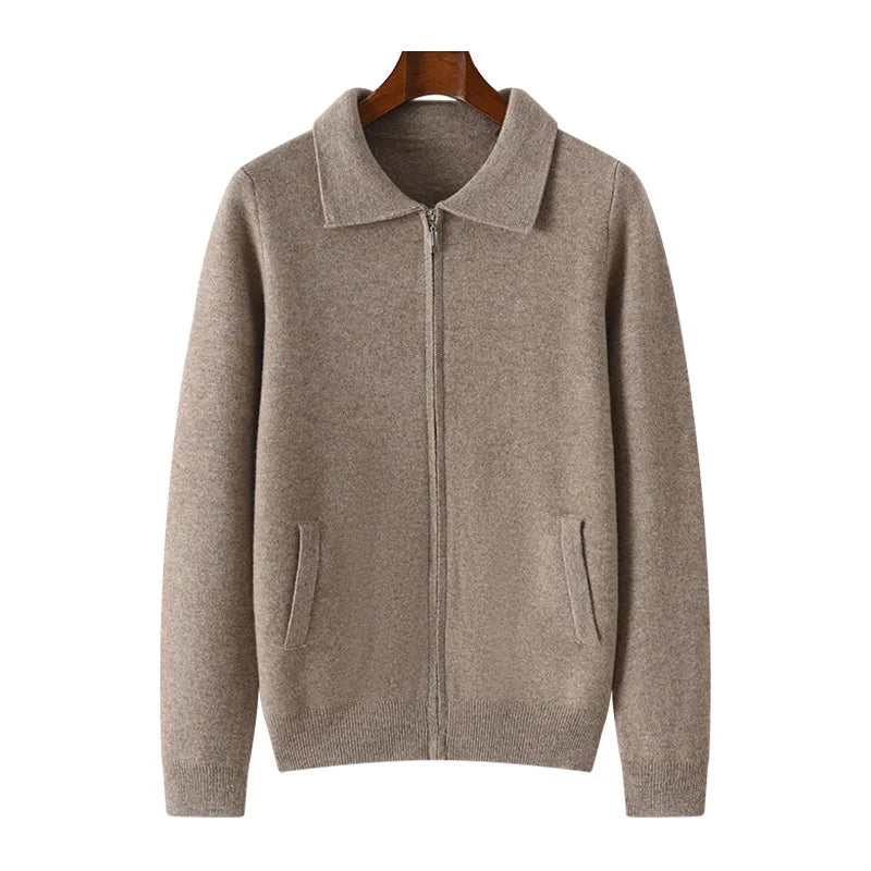Stadtlinie Herren Woll Strickjacke