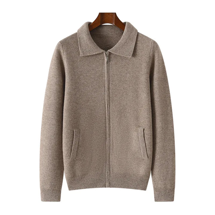Stadtlinie Herren Woll Strickjacke