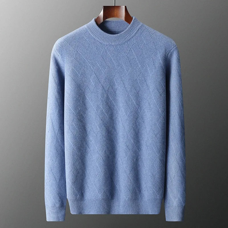 Herren Kaschmir-Mix Pullover warm und modern