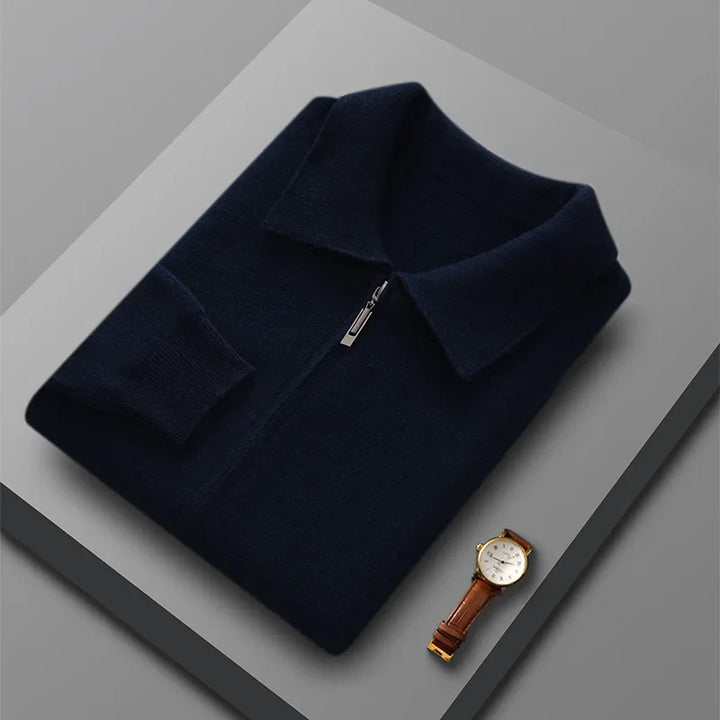 Stadtlinie Herren Woll Strickjacke