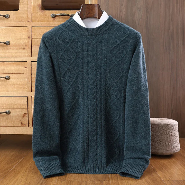 Herren Wollpullover warm und elegant