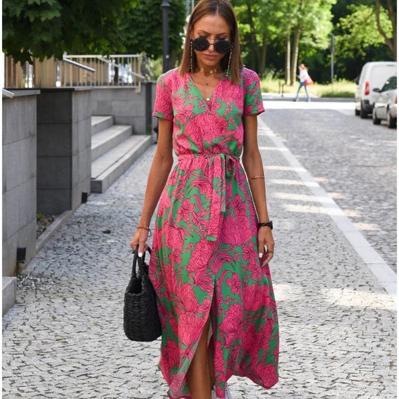 NADINE - Elegantes Blumenkleid