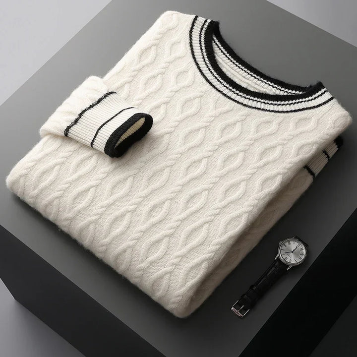 Herren Pullover aus reiner Wolle