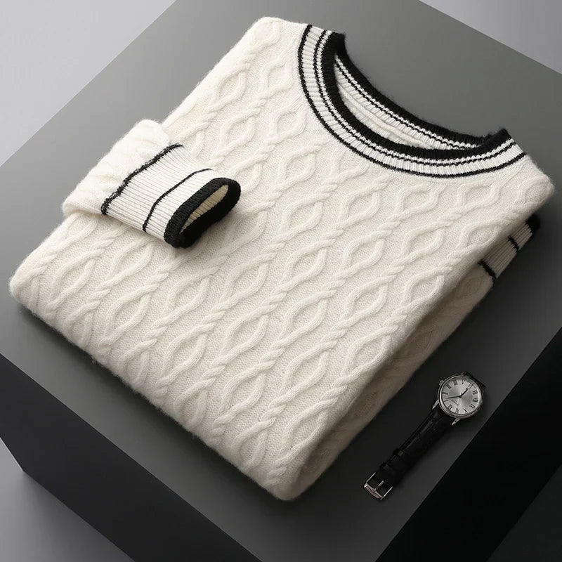 Herren Woll Pullover