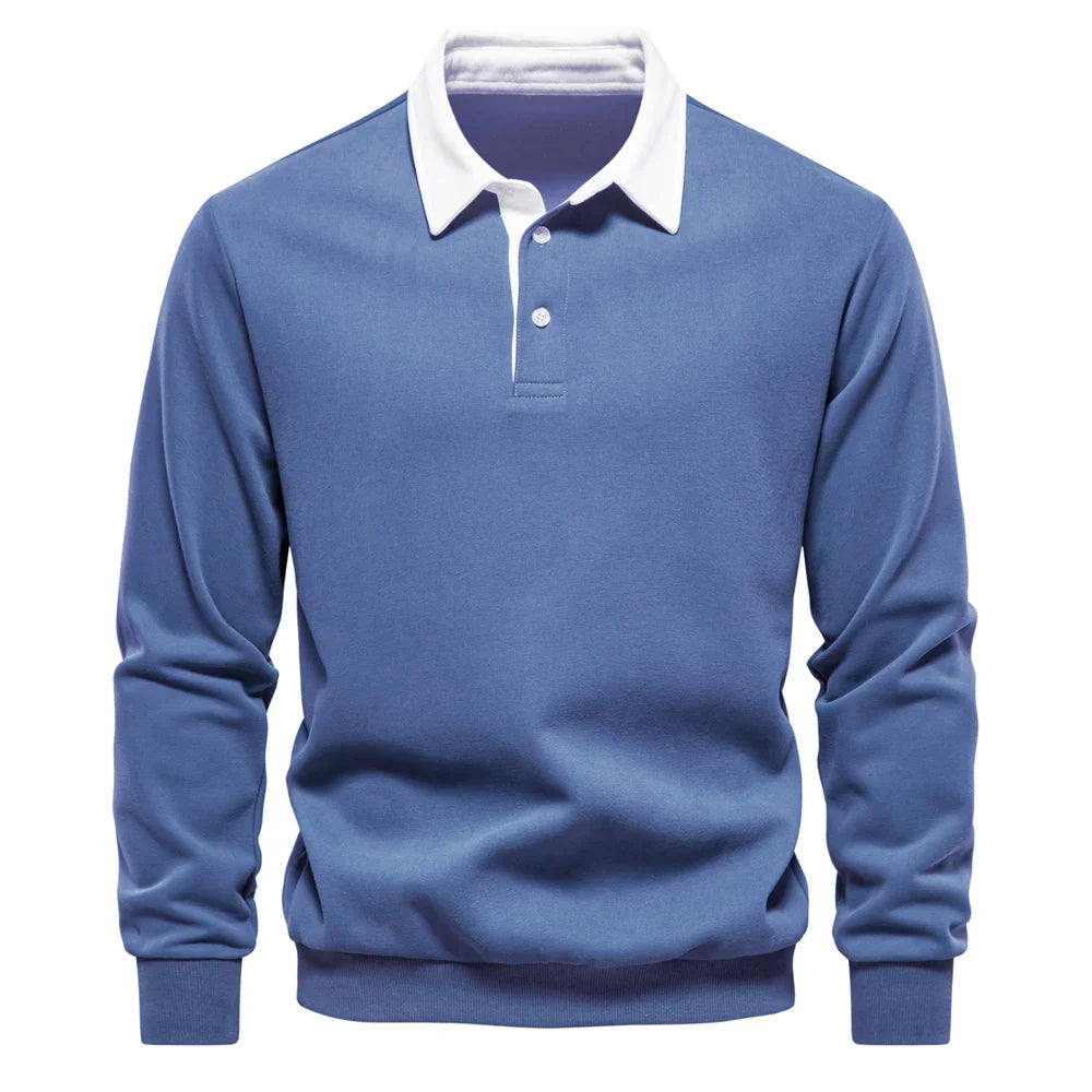 Weston - Luxuriöses Langarm-Polo