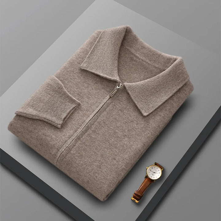 Stadtlinie Herren Woll Strickjacke