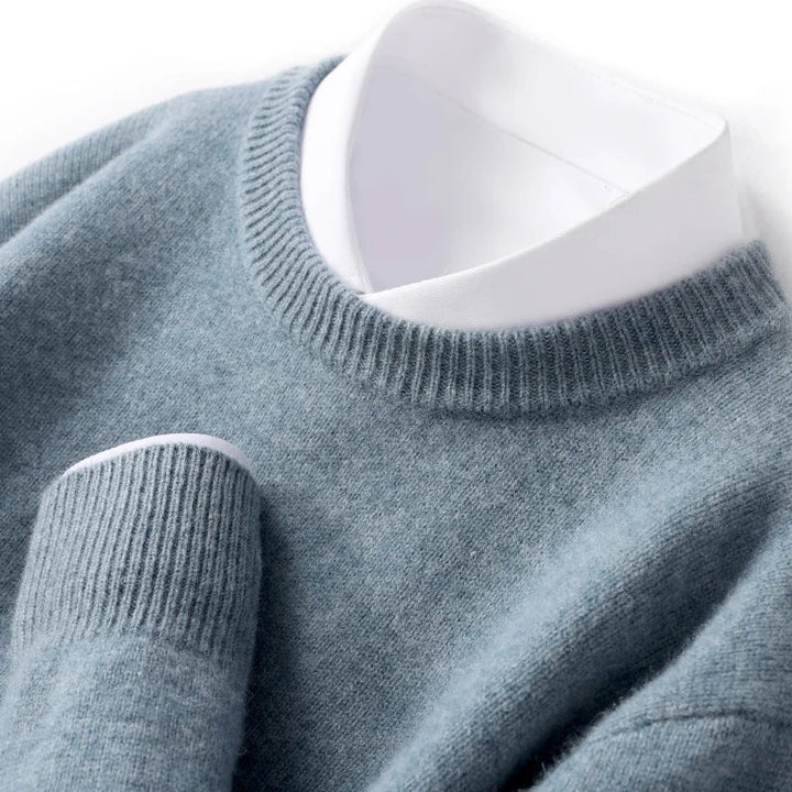 Herren Wollpullover weich und flauschig