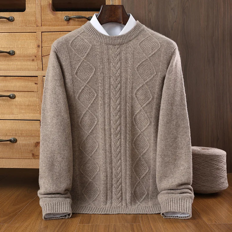 Herren Wollpullover warm und elegant