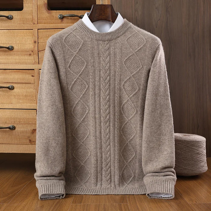 Herren Wollpullover warm und elegant