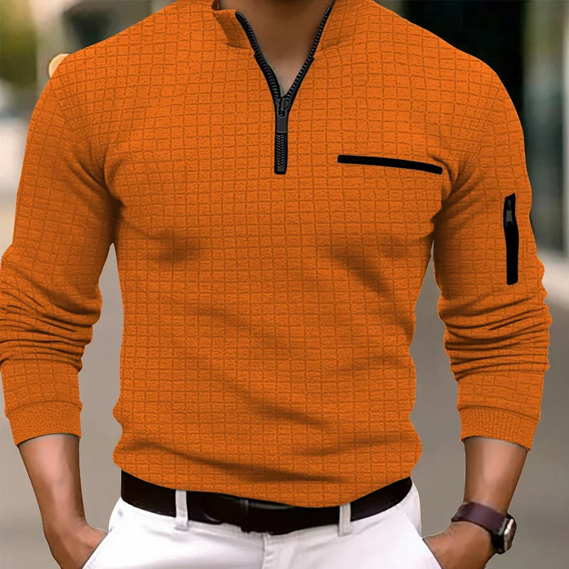 ANTON - Polo mit Streifen