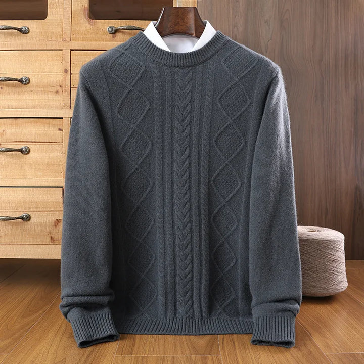 Herren Wollpullover warm und elegant