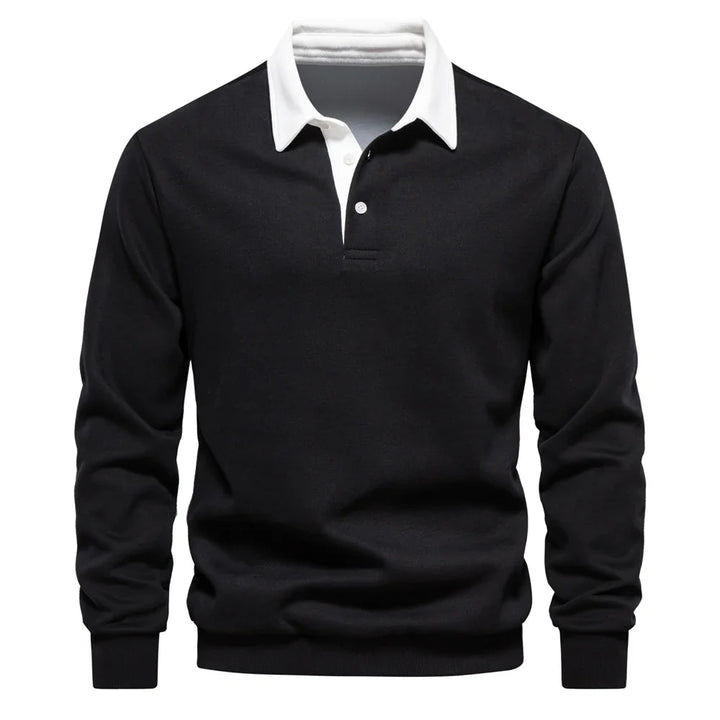 Weston - Luxuriöses Langarm-Polo