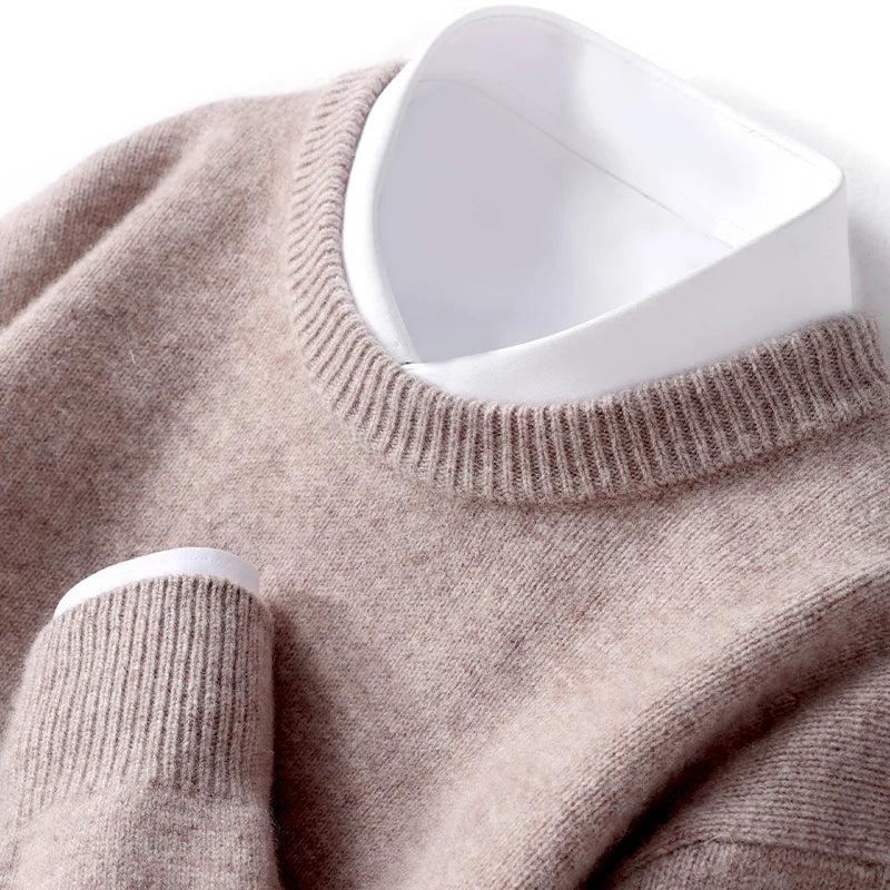 Herren Wollpullover weich und flauschig