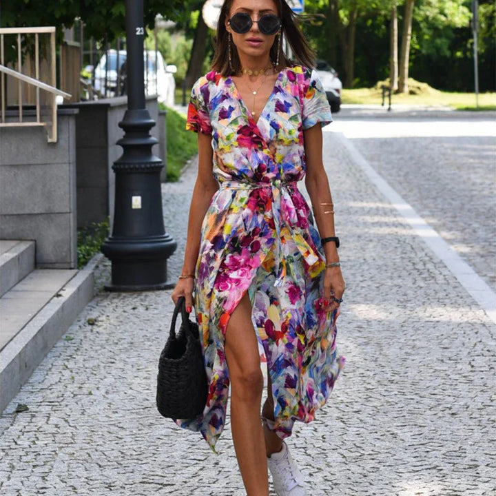 NADINE - Elegantes Blumenkleid